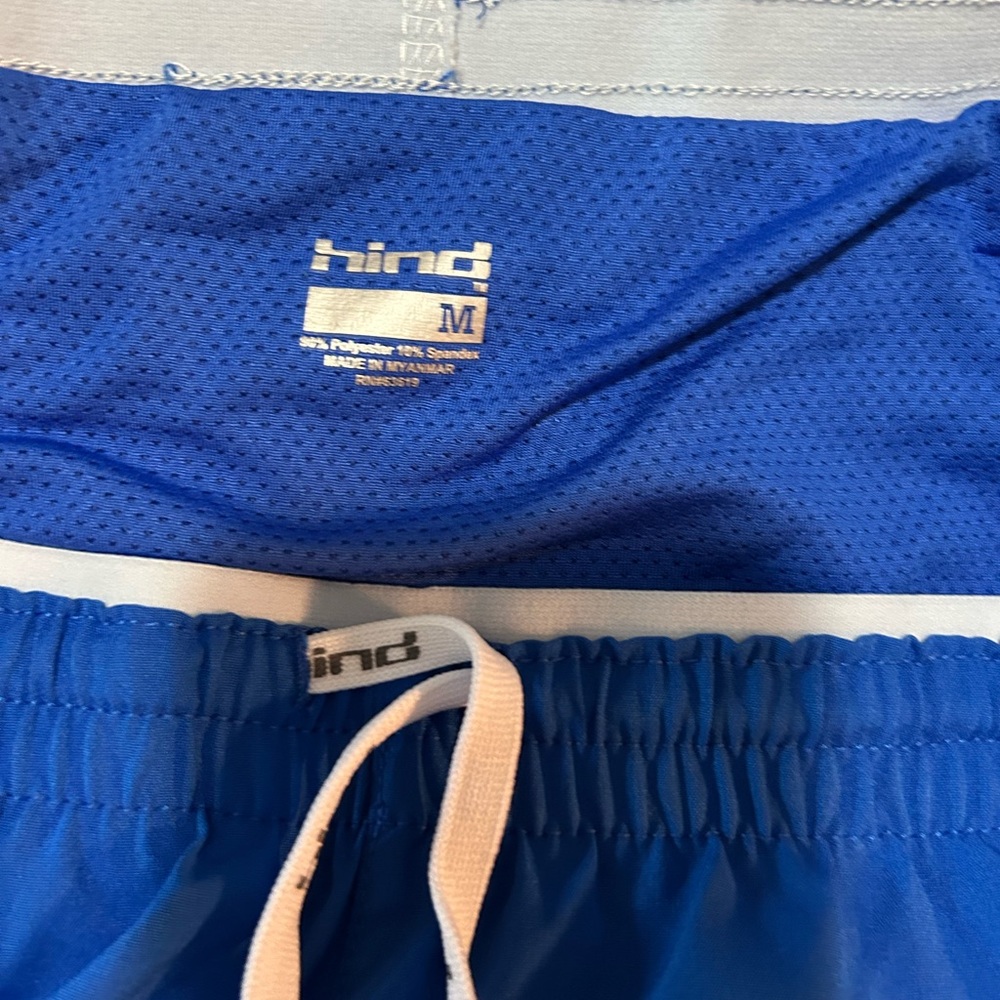 Hind Athletic Blue Women’s Running Shorts - Picture 2 of 5